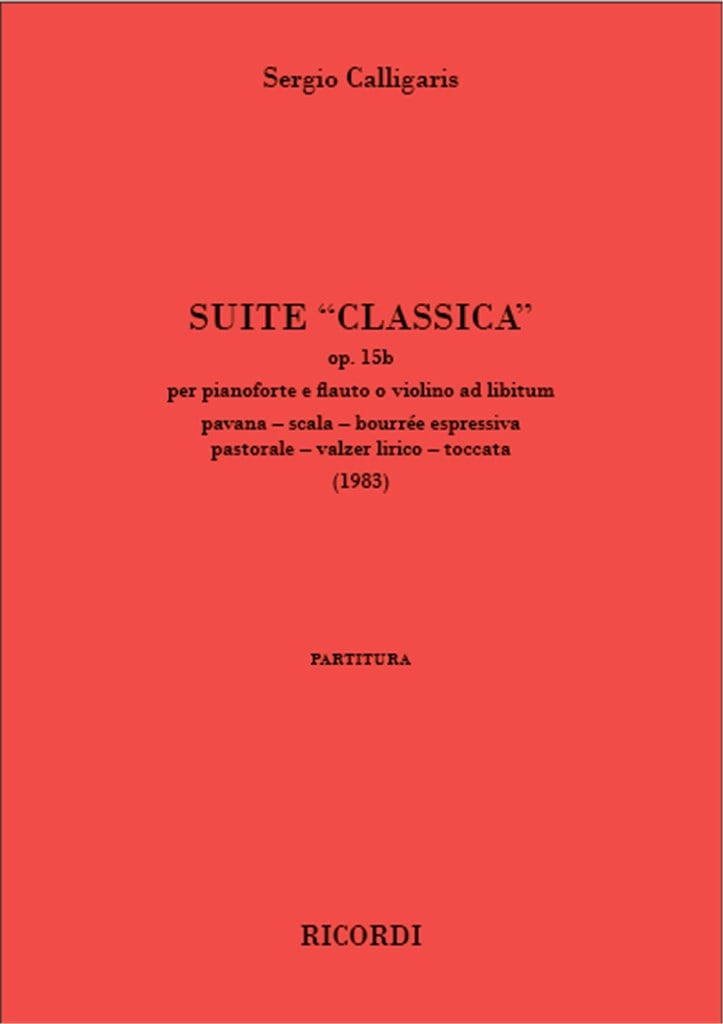 Suite "Classica" op. 15b